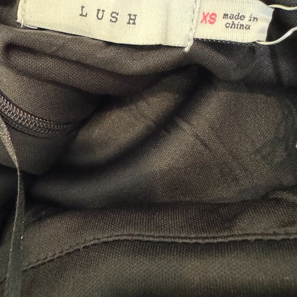 *NWT* (XS) Lulu's Perfect Evening Black Lace Skater Dress - Picture 5 of 5